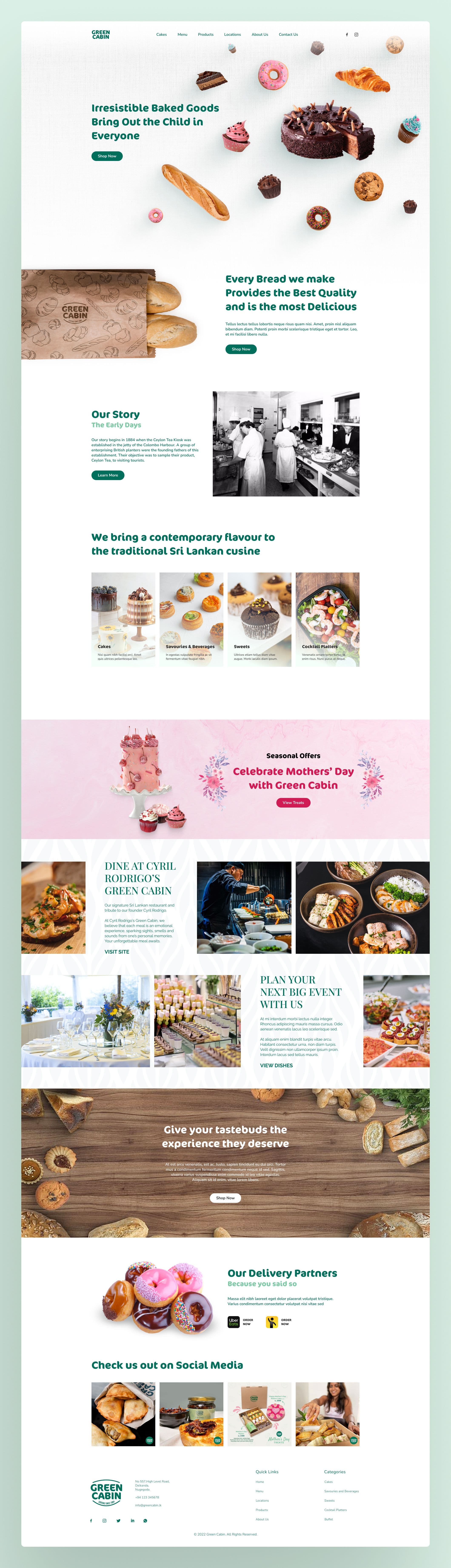 Green Cabin - Website UI 3