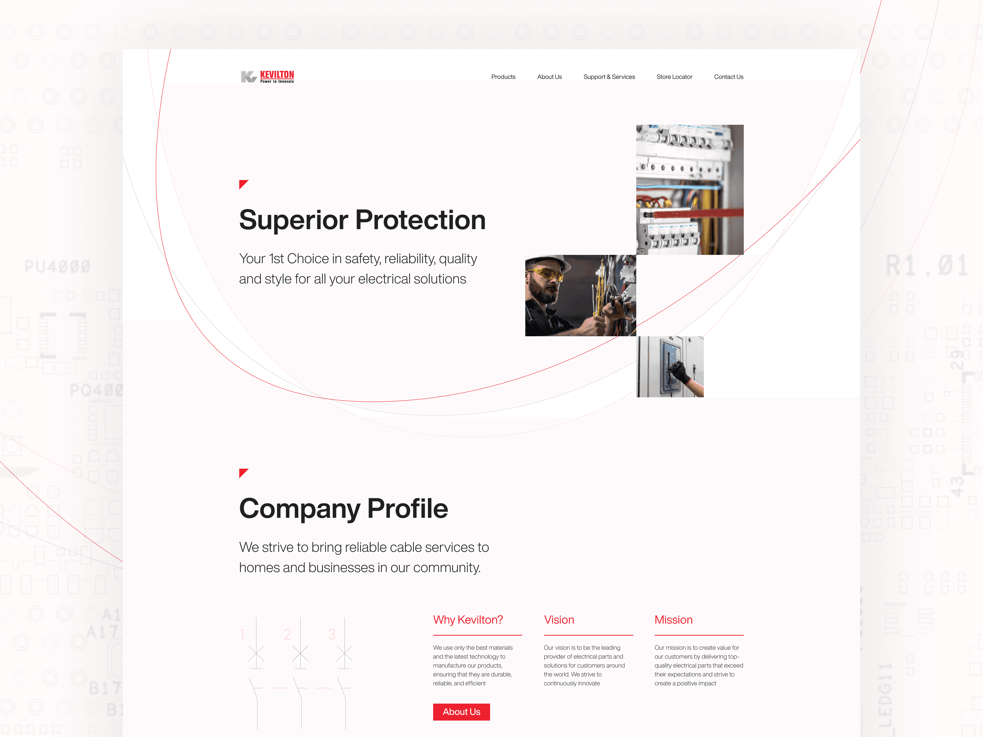 Minimal Landing Page Concept 1