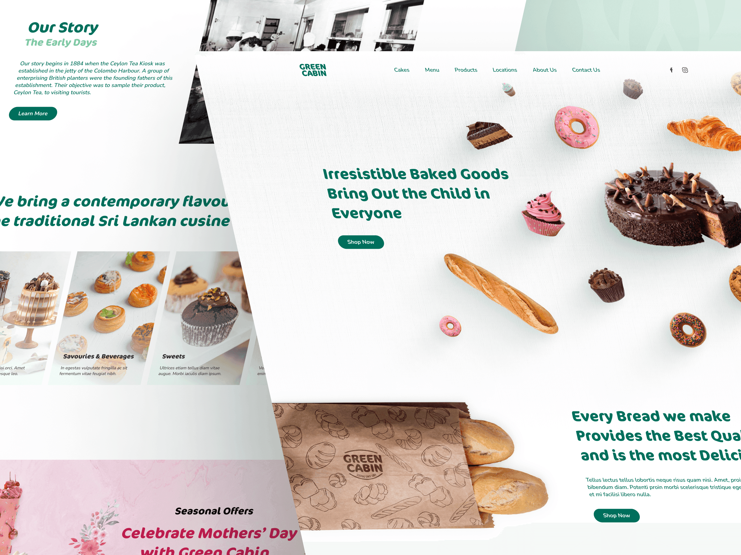 Green Cabin - Website UI 1
