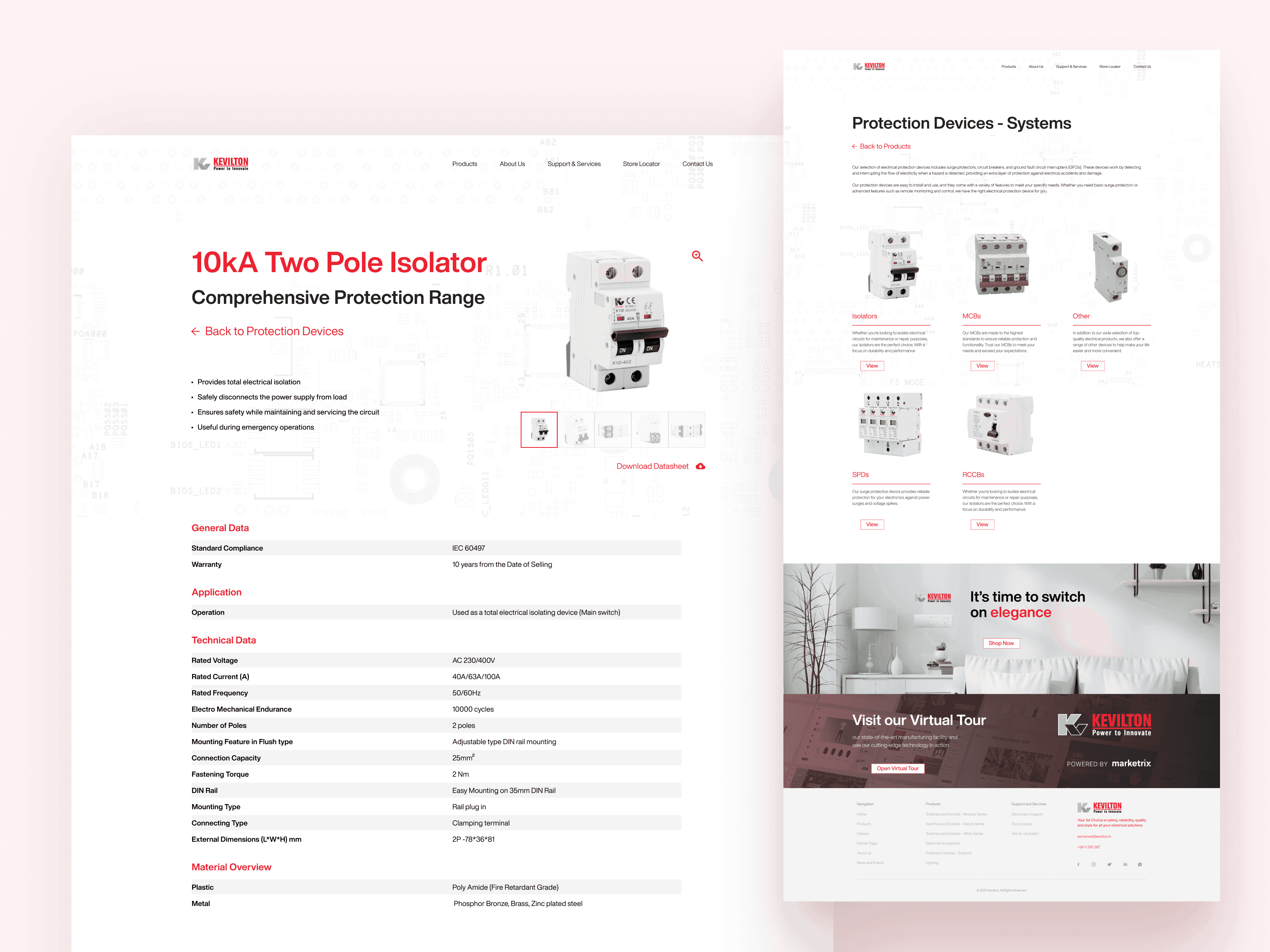 Kevilton - Minimal Landing Page Concept 2