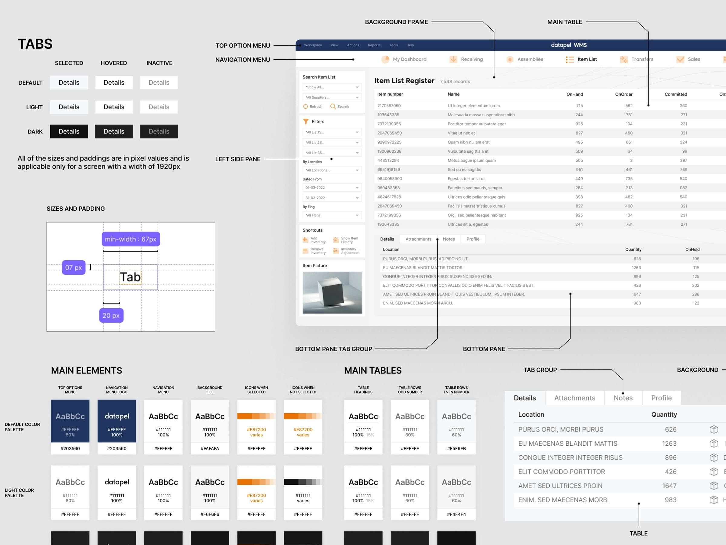 UX of Datapel's Warehouse Management System 6